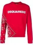 dsquared2 sweat new hiver print flower snow